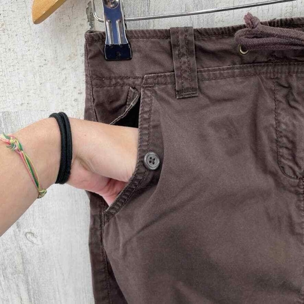J. Crew Broken In Chino Skirt Women 0 Brown Cotton Classic Twill Pockets Vintage - Picture 4 of 8